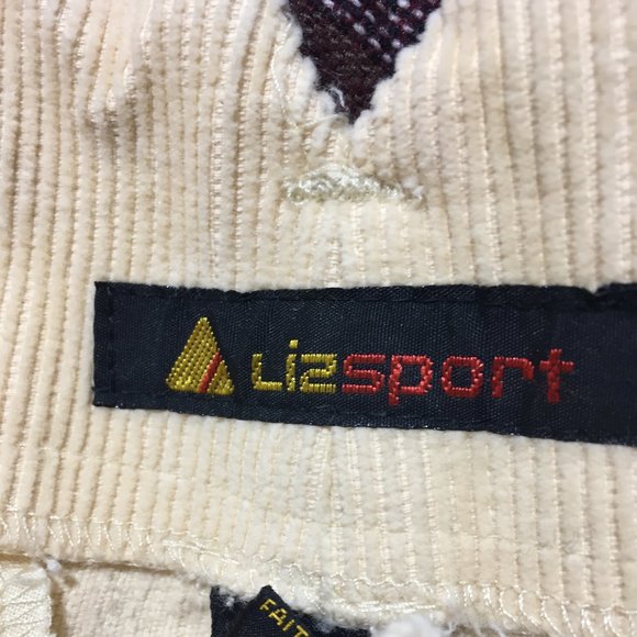 VINTAGE LIZSPORT HIGH WAIST CORDUROY PANTS SIZE 10 - Picture 7 of 7